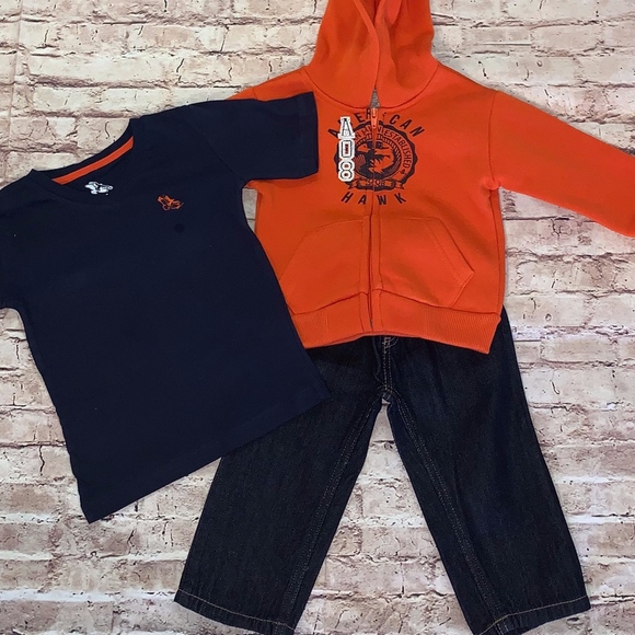 American Eagle Other - NEW Boys 3 piece Set: Jeans, Shirt & Hoodie